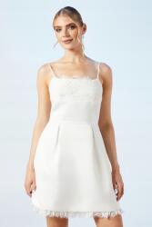 Coast Fehér Mini Ruha Vállpántokkal (38) (581871)
