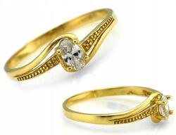 Lovrin Eljegyzési gyűrű 585-ös sárga aranyból cirkónia kővel, 1.15g, 14-es méret (43792695)