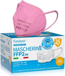 Karaeasy FFP2 Nr 95% rózsaszín maszk 25 darab