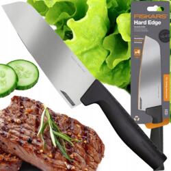Fiskars Hard Edge Santoku Kés Húsdaraboláshoz Éles, Erős, Masszív, Prémium 16 CM (1051761)