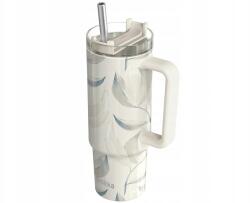 QUOKKA Stream, Pamut színű rozsdamentes acél termobögre, 950ml, 40033 (40033)