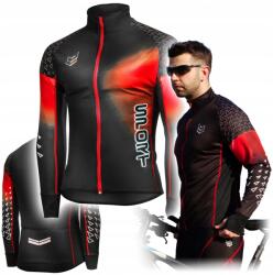 Ercole Kerékpáros Póló XL Férfi Női Kerékpárhoz Hosszú Ujjú Meleg (Koszulka kolarska z nadrukiem termoaktywna)