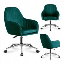 Mark Adler Velúr forgó irodai szék irodai nappaliba Mark Adler Future 5.2 Green (MA-Future 5.2 Green)