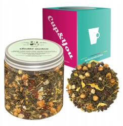 Cup&You Zöld tea Édes Sárgadinnye sárgadinnye búzavirág goji bogyó virág tea 140g (herbata liściasta sypana mieszanka napar susz)