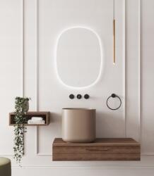 Hozze Fürdőszobai tükör 60x80 Led háttérvilágítással skandináv Malmo Hozze (500-014)