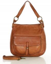 Marco Mazzini Bőr táska Marco Mazzini camel v249b (v249)