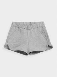 4F Pamut melegítőnadrág lányoknak Szürke 128 cm-es méret (HJL22-JKSKDD002_27M-128)