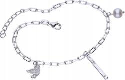 Lovrin Ezüst karkötő 925 medálokkal 3, 10g modern, divatos női design (Lovrin 51384)