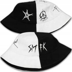 EdiBazzar Bucket Hat Halászsapka, kétoldalas, nyári, fekete-fehér graffiti (5904555957619)