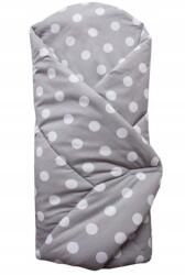 Ankras Bébi Takaró 80x80 Merevített (Rożek 80/80-kokos KROPKI SZARY)