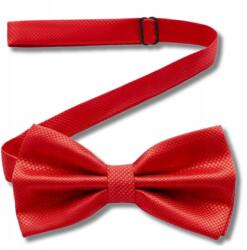 EdiBazzar Klasszikus férfi csokornyakkendő piros állítható csokornyakkendő elegáns masni minta (Męska czerwona muszka regulowana mucha)