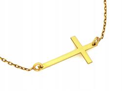 Lovrin Női ezüst nyaklánc 925-ös kereszt medállal, fényes és divatos (63604132)