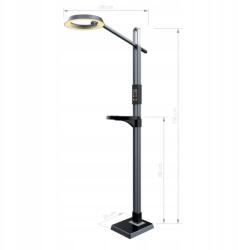 Tiross Állólámpa Tiross Ts 2269 Led 15W 800 lm Folyamatos Szabályozás 120LED (TS2269)