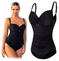 Ercole Fekete, alakformáló, molett fürdőruha 85D XXL 44-es méretben (Strój kąpielowy jednoczęściowy damski E2-B85D)