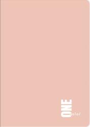 Interdruk füzet A5-80 Kockás One Color Krémszínű Bordó (5902277227034)