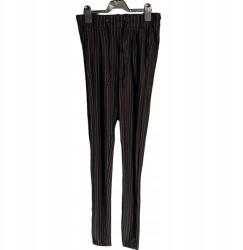  Fekete Női Nadrág Kényelmes Stílusos Fekete-Fehér Lapos S (UB000681)