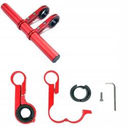  Kormánytartó elektromos rollerekhez és elektromos kerékpárokhoz, piros (33433-03)