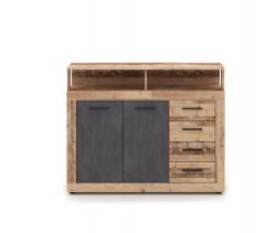 Vivaldi Meble Luna MIDI A 2D4S Komód Old Style Light/Matera Modern Szekrény (PULUKOX1OLMA0C3020)