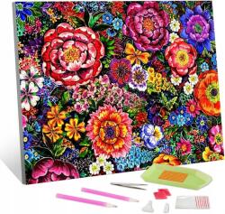 Színes 5D Gyémántfestő Készlet Virágok Absztrakció 30x40 cm (B0CL32RWXN)