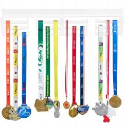  Fehér fém medáltartó 60cm klasszikus tökéletes loft ajándék