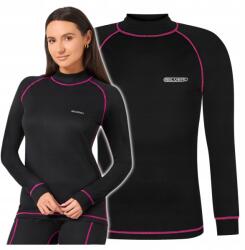 Ercole Női Termoaktív Póló M L Fehérnemű Termikus Ruházat Blúz Rózsaszín (Termoaktywna Koszulka Damska Bluza F08-ML)
