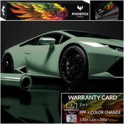  Színes Ppf fólia Phoenix Protect Színváltó autó Turócszentmárton Turquoise (Folia PPF Martin Turquoise 152cmx100cm)