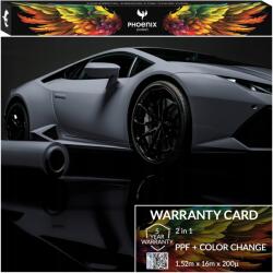 Színes Ppf Fólia Phoenix Protect Autó Színváltó Matt Gun Grey (Folia PPF Matte Gun Grey 152cmx16m)
