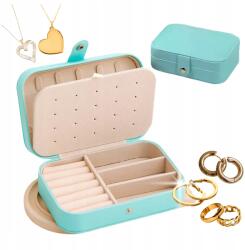  Ékszertartó Szervező Eset Ékszerdoboz Elegáns Koffer Nagy Kapacitású Türki Színű