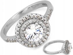 Lovrin 925-ös ezüst gyűrű cirkóniákkal, r19, súly: 3, 37g (62127164)