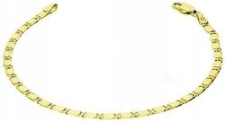 Lovrin Ezüstözött aranyozott 925-ös karkötő lemezkékkel, 1, 60g, divatos minta, ajándéknak is kiváló (Lovrin 59104)