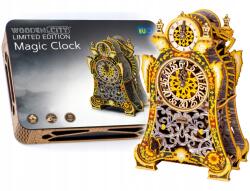 Wooden City Fa Varázslatos Óra 3D Puzzle Összeszerelhető Wooden. City (LE-010)