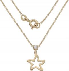 Lovrin Arany nyaklánc 585 virág cirkónia divatos minta 14kt női ajándékba (Lovrin 59664)