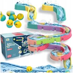 Luxma Fürdőcsúszda Kádpálya 60db-os Vízi Játék Nagy Vízi Készlet (TORDOWANNY)