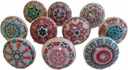 Kerámia Gombok 10 Db Többszínű Szekrények Fiokok (knobswor)
