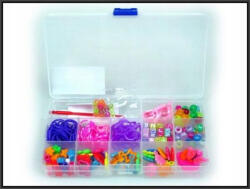 Hipo Készlet Gyöngyökkel És Gumikkal Karkötők Készítéséhez, Kiegészítőkkel (620093)