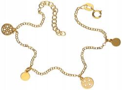 Lovrin 925-ös ezüst, aranyozott karkötő charmokkal, 1, 58 női divatos modell (Lovrin Celebrity)