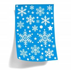 Allbag Karácsonyi Ablakdíszek Ablakmatrica Karácsonyi Dekoráció Ív (NAKLEJKA117)