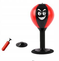  Asztali boxzsák, tapadókoronggal az asztalhoz rögzíthető, szabadon álló, piros (6977652561897)