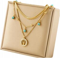 EdiBazzar Női Nyaklánc 18K Arany Boho Celeb Aranyozott Sebészeti Acél 316L (ZŁOTY Naszyjnik Kolia Celebrytka) - allegro - 785 Ft