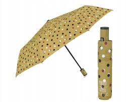 Perletti Technology női mini esernyő pöttyös mintával sárga, 21780 (21780)