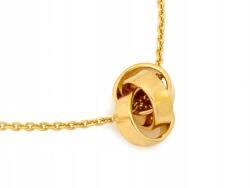 Lovrin Ezüst nyaklánc aranyozott 925 medál csomó r44 3.60g ajándék divatos (62569106)