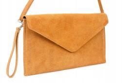 Beltimore Női kézitáska bőr névjegykártya koktél boríték kicsi formás olasz (N12camel)