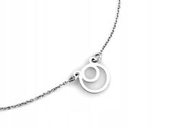 Lovrin 925-ös ezüst nyaklánc karika medállal, divatos márkás design (63951569)