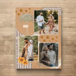 Art Gift Decor Картина от канава със снимки - Цветен спомен