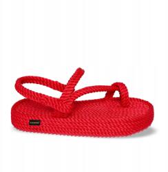 Bohonomad Női platform szandál Bohonomad Hawaii 38, Piros, Városi (HAW.0015.PRS)