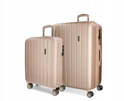 MOVOM Wood Champagne, Luxus Abs utazóbőrönd szett, 65cm/55cm, 5318 (5318965)