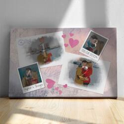 Art Gift Decor Картина от канава - Любовен колаж