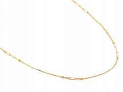 Lovrin Ezüst nyaklánc 925 aranyozott divatos nagy szemekkel r45 mindennapi használatra (Lovrin)