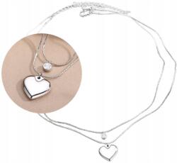  Ezüst 18K Nyaklánc Celeb Női Sebészeti acél 316L Lánc (Elegancki Naszyjnik Kolia Celebrytka) - allegro - 1 355 Ft