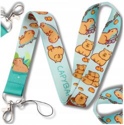  Telefontartó nyakpánt 45 cm kulcsokhoz nyakba akasztható Kapibara kulcstartó szalag